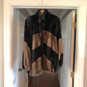 Ladies short mink coat